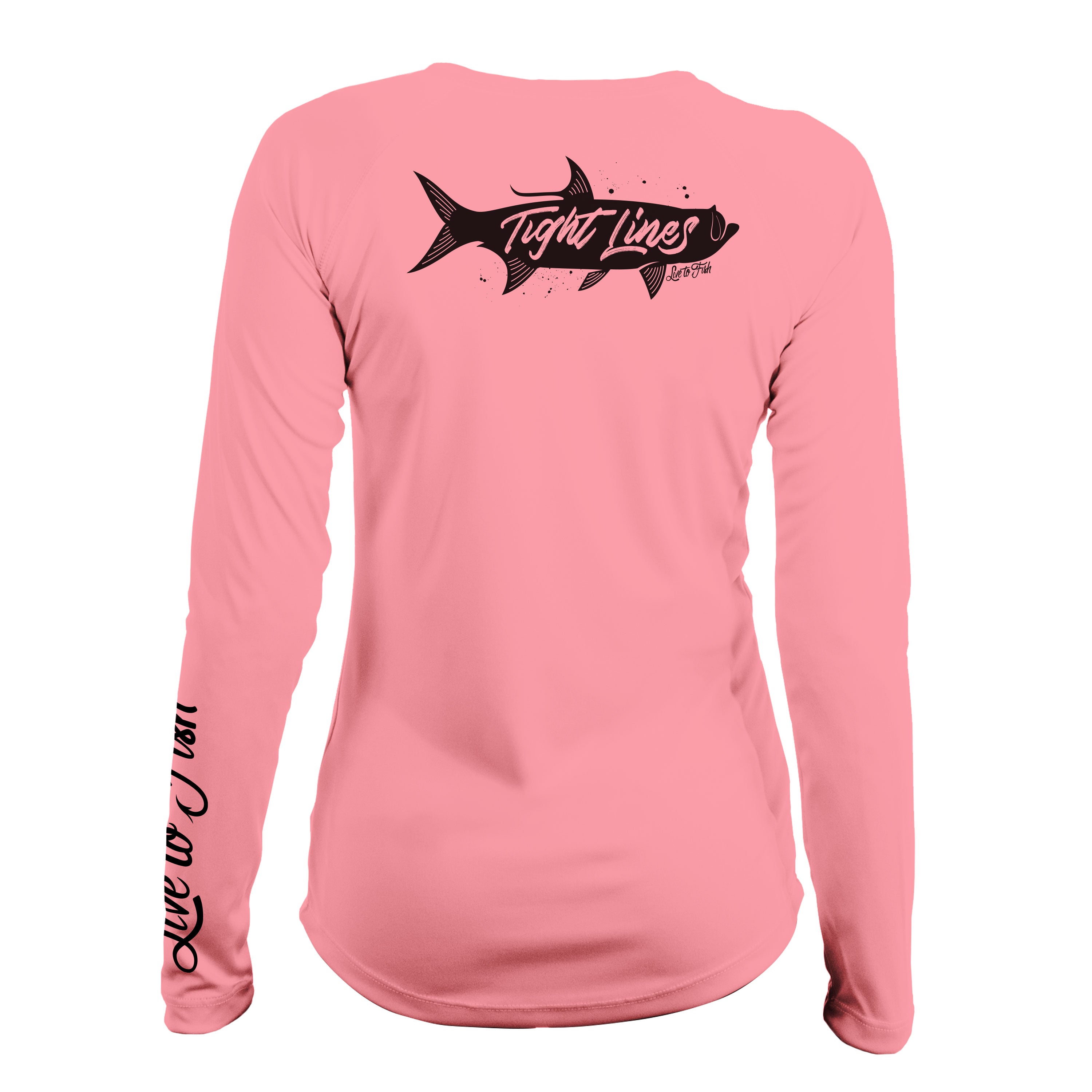 Tight Lines Tarpon Ladies Long Sleeve UV Shirt, Pk | Live to Fish XXL