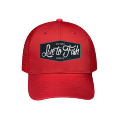 Live to Fish GTA 6 Panel Cotton Twill Pro-Style Snap Back Trucker Hat
