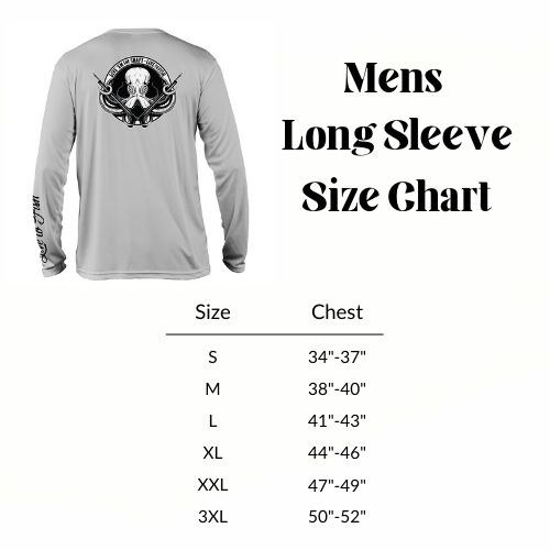 crossed fish hooks & skull Crossed Hooks Flag Long Sleeve UV Shirt, White