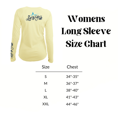 Hook & Heart Women's Long Sleeve UV Shirt, White | Live to Fish Small